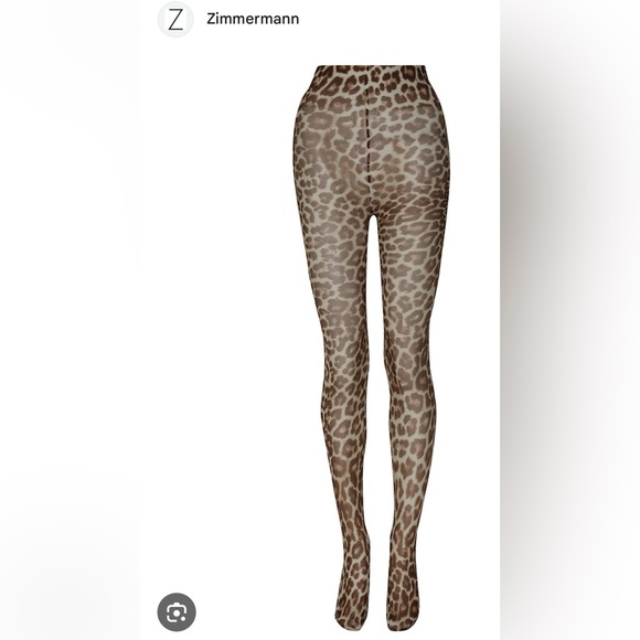 Zimmermann Accessories - Authentic Zimmerman Leopard Hose
